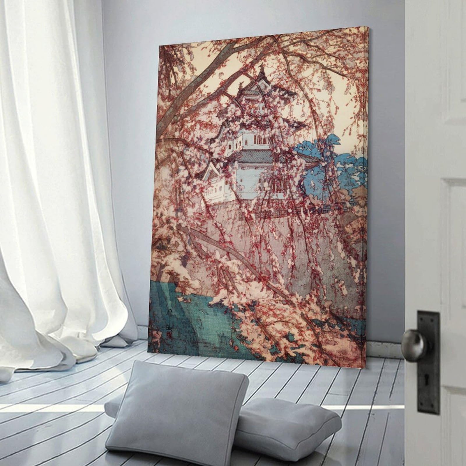 Amazon.co.jp: 吉田博よしだ ひろし浮世絵『弘前城』 偉大な画家